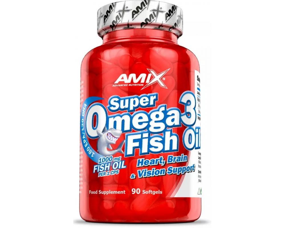 Amix Super Omega 3 Fish oil 90 kapslí