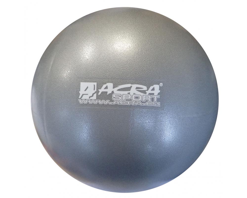 Rehabilitační míč Overball Acra 20 cm Stříbrný
