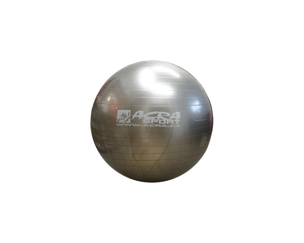 Gymnastický míč ACRA 85 cm Stříbrný