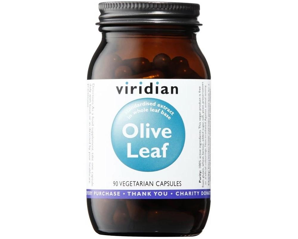 VIRIDIAN Olive Leaf (Extrakt z listů olivovníku) 90 kapslí
