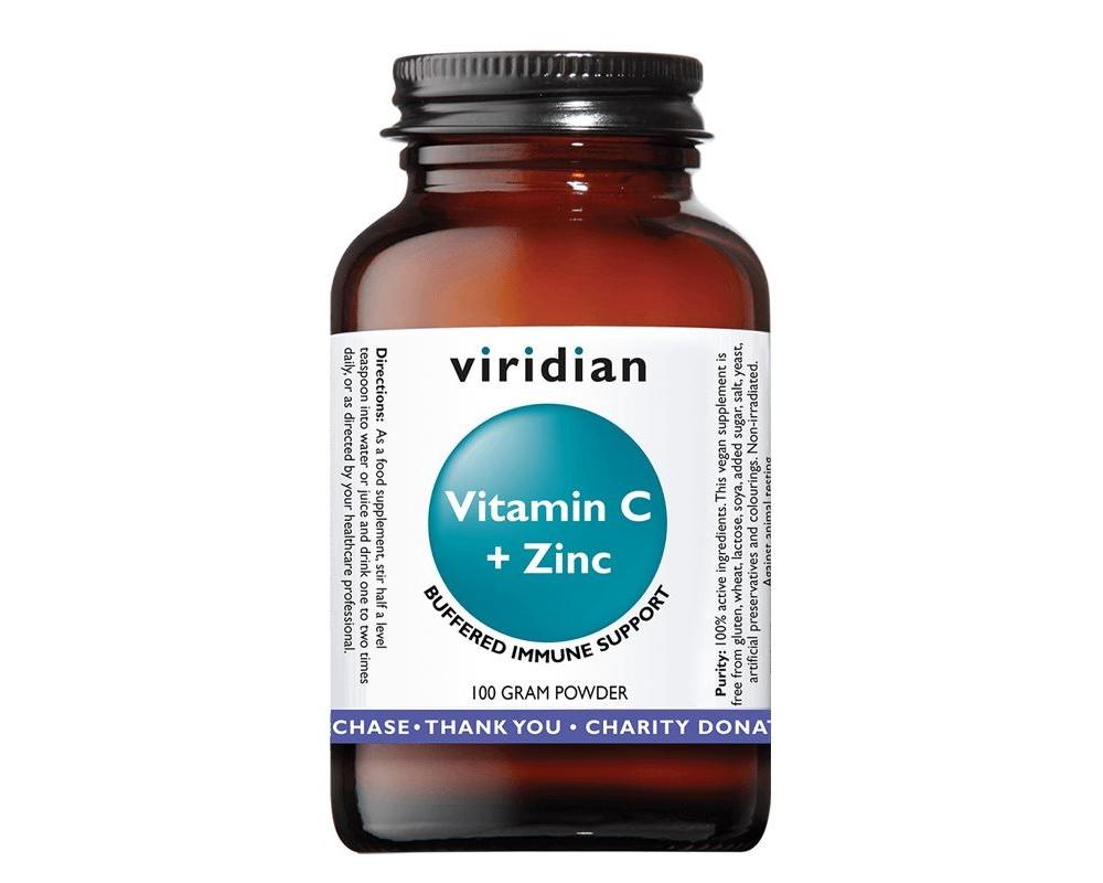 VIRIDIAN Vitamin C + Zinc 100g