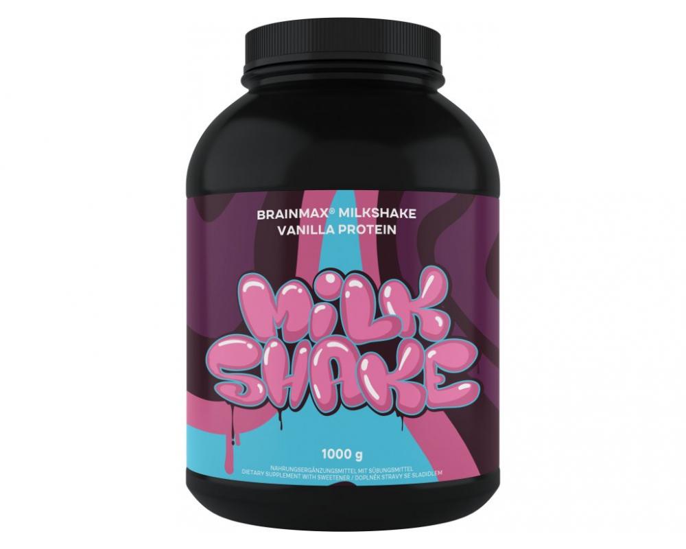 BrainMax Milkshake Protein Vanilka 1000 g