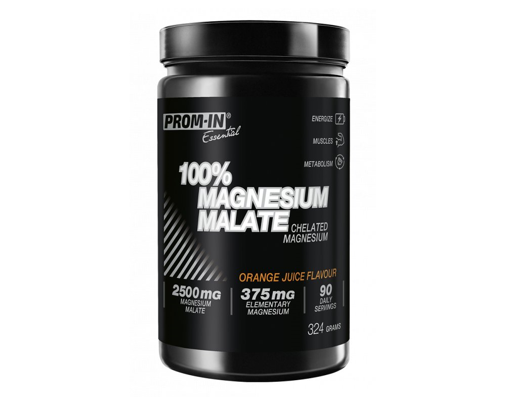 PROM-IN Magnesium Malate 100% 324 g pomeranč