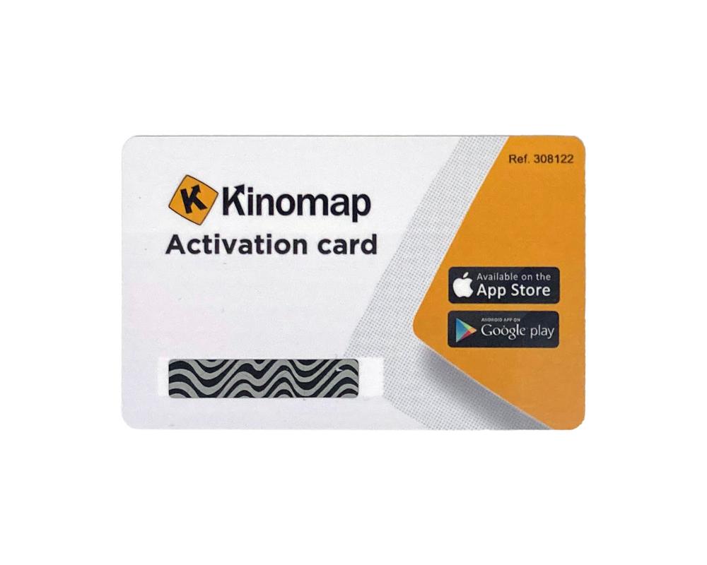 Kinomap aktivační karta