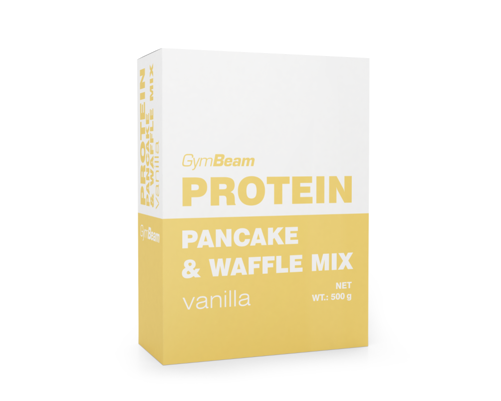 GymBeam Proteinové palačinky Pancake Mix 500 g natural vanilka
