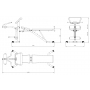 Posilovací lavice bench press TRINFIT Vario LX4 rozměry