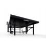 Stůl na stolní tenis SPONETA Design Line - Black Indoor - spodní pohled