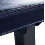 Posilovací lavice FITHAM Posilovací lavice rovná PROFI černá koženka