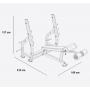 Posilovací lavice bench press L855 obrys.JPG