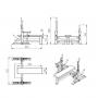 Posilovací lavice bench press PRIMAL STRENGTH Pro Series Olympic Bench rozměry