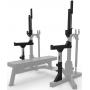 Posilovací lavice bench press PRIMAL Commercial Combo IPF Bench Matte Black stojany