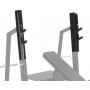 Posilovací lavice bench press Lavice na Benchpress PRIMAL Commercial šikmá Háky na činku