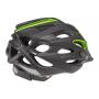 Cyklistická helma Etape Biker černá-zelená zezadu