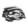 Cyklistická helma Etape Biker stříbrná zezadu