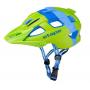 Cyklistická helma Etape Hero dětská modrá-zelená řemínky