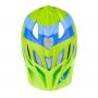 Cyklistická helma Etape Hero dětská modrá-zelená shora