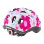 Cyklistická helma Etape Pony dětská bílá-růžová zezadu