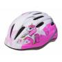 Cyklistická helma Etape Rebel dětská bílá-růžová