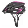 Cyklistická helma Etape Venus černá-růžová řemínky