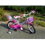 Dětské kolo Dino bikes 166 RSN FAIRY Bílá, růžový potisk 16