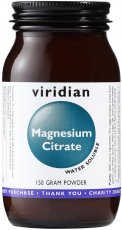 VIRIDIAN Magnesium Citrate Powder 150 g