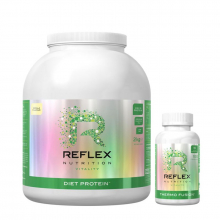 REFLEX Diet Protein 2 kg + spalovač CLA ZDARMA!