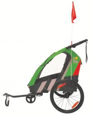 Přívěsný vozík za kolo Bellelli Trailblazer zelený