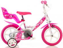 Dětské kolo Dino Bikes 124GLN bílá+růžový potisk 12