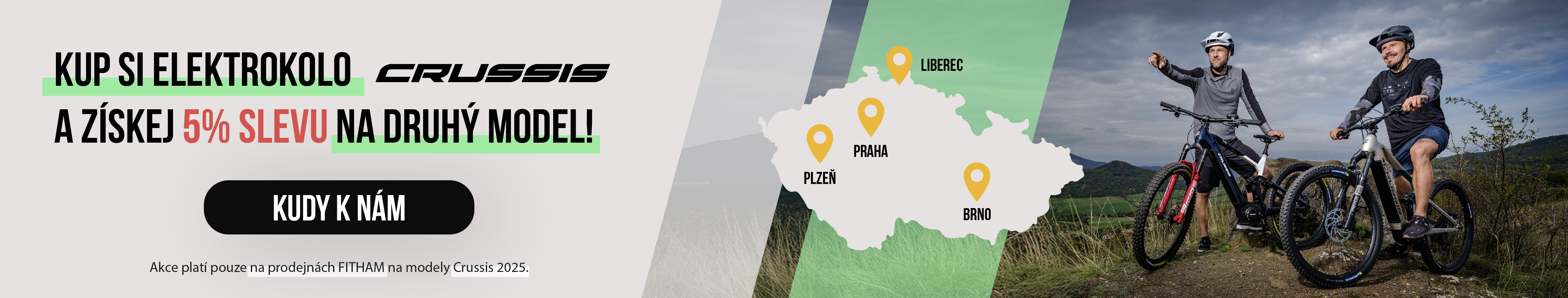 Sleva na druhý model Crussis 2025