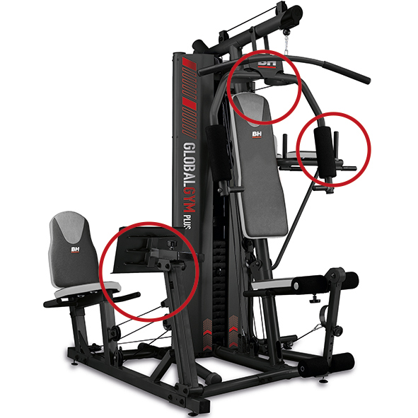 BH FITNESS Global Gym Black stanoviště
