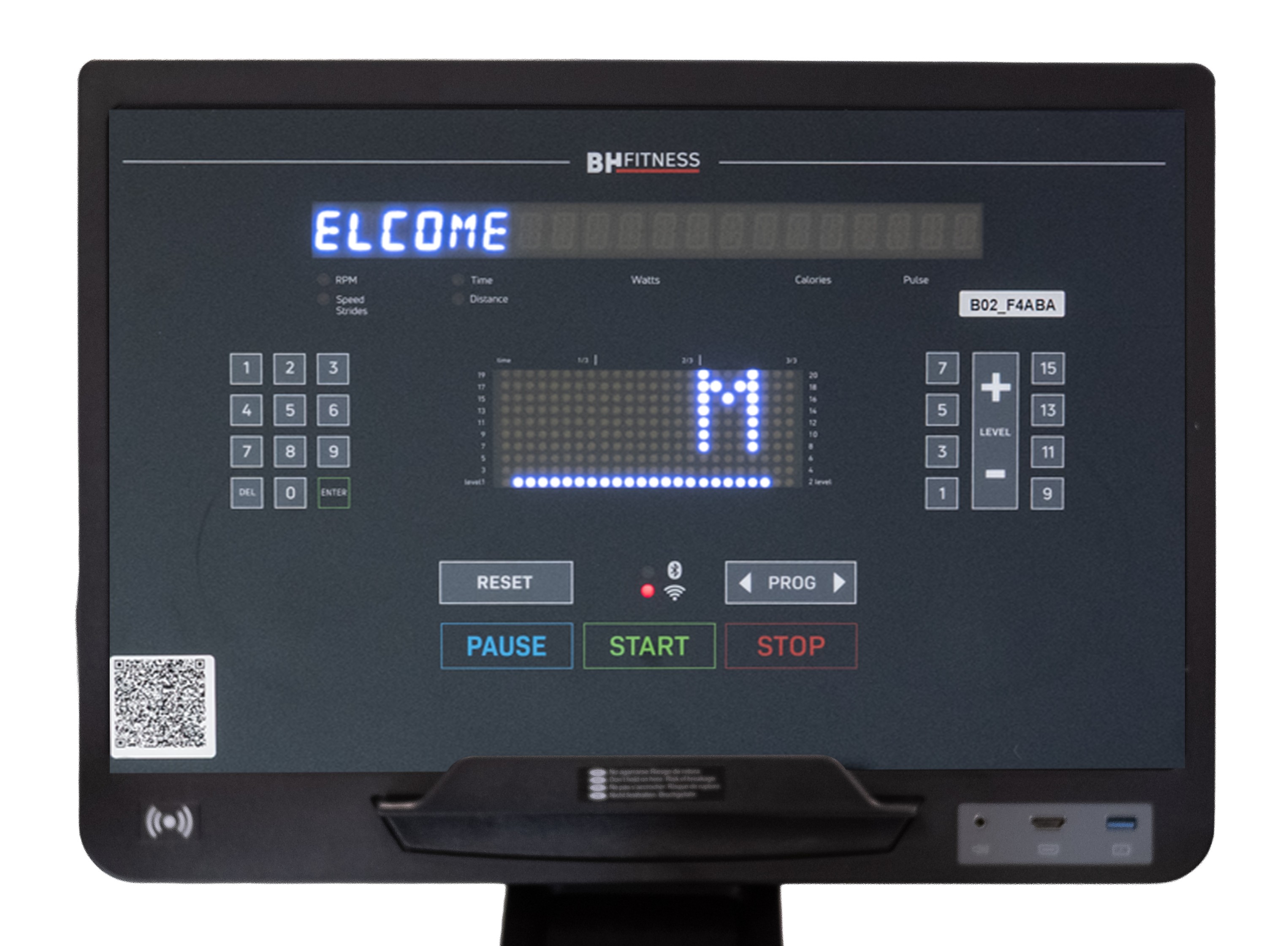 BH FITNESS INERTIA H775R LED displej