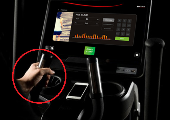 BH FITNESS Movemia EC1000R Smartfocus 19 handpulse