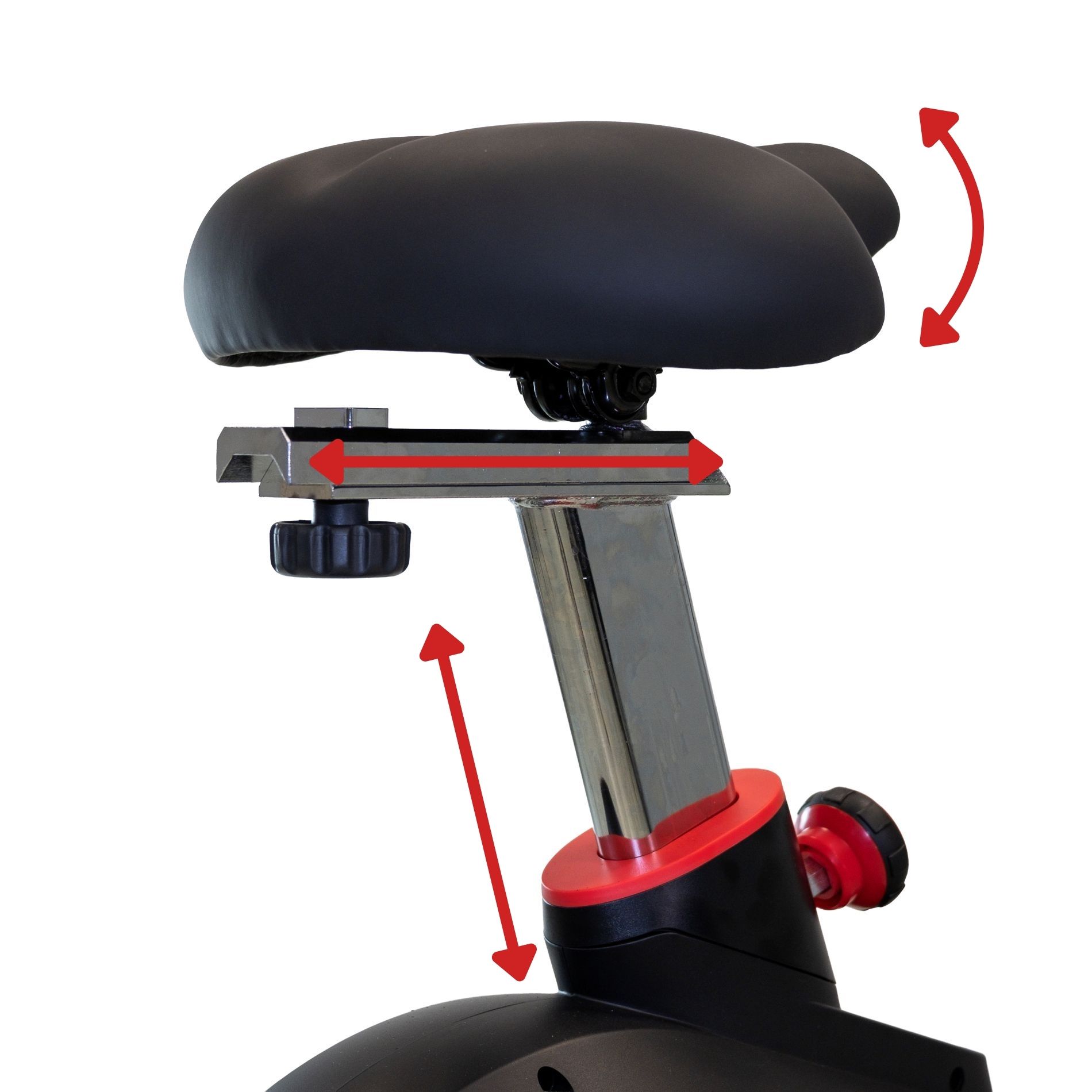 BH FITNESS XTB LCD nastavení sedla