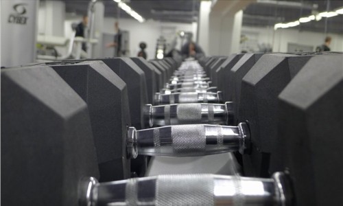 Jednoruční činka pogumovaná HEXA od 1 do 60 kg