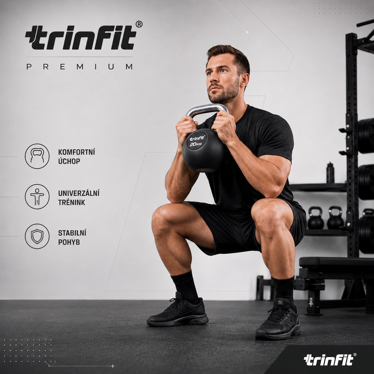 Kettlebell TRINFIT PREMIUM model 2