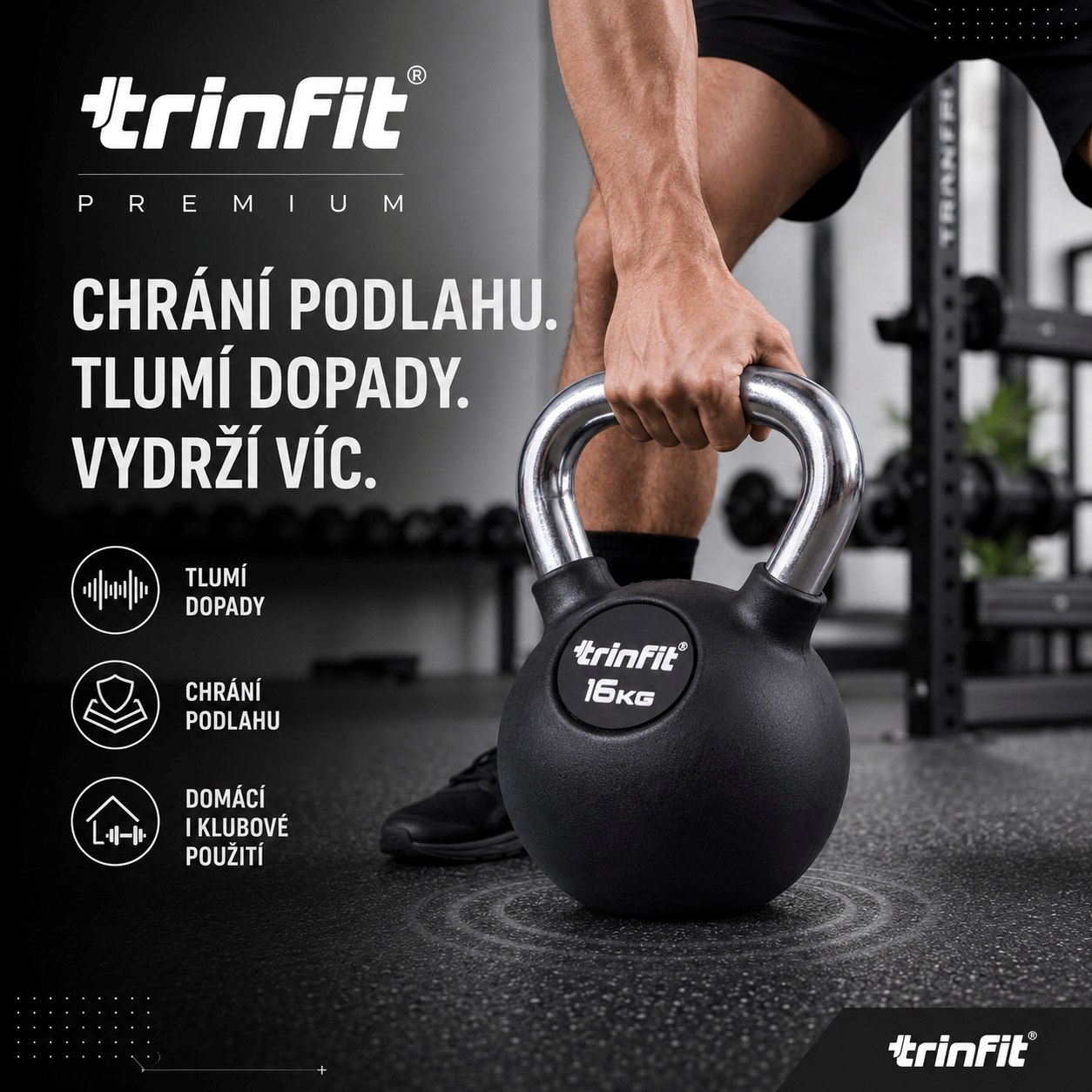 Kettlebell TRINFIT PREMIUM model 4
