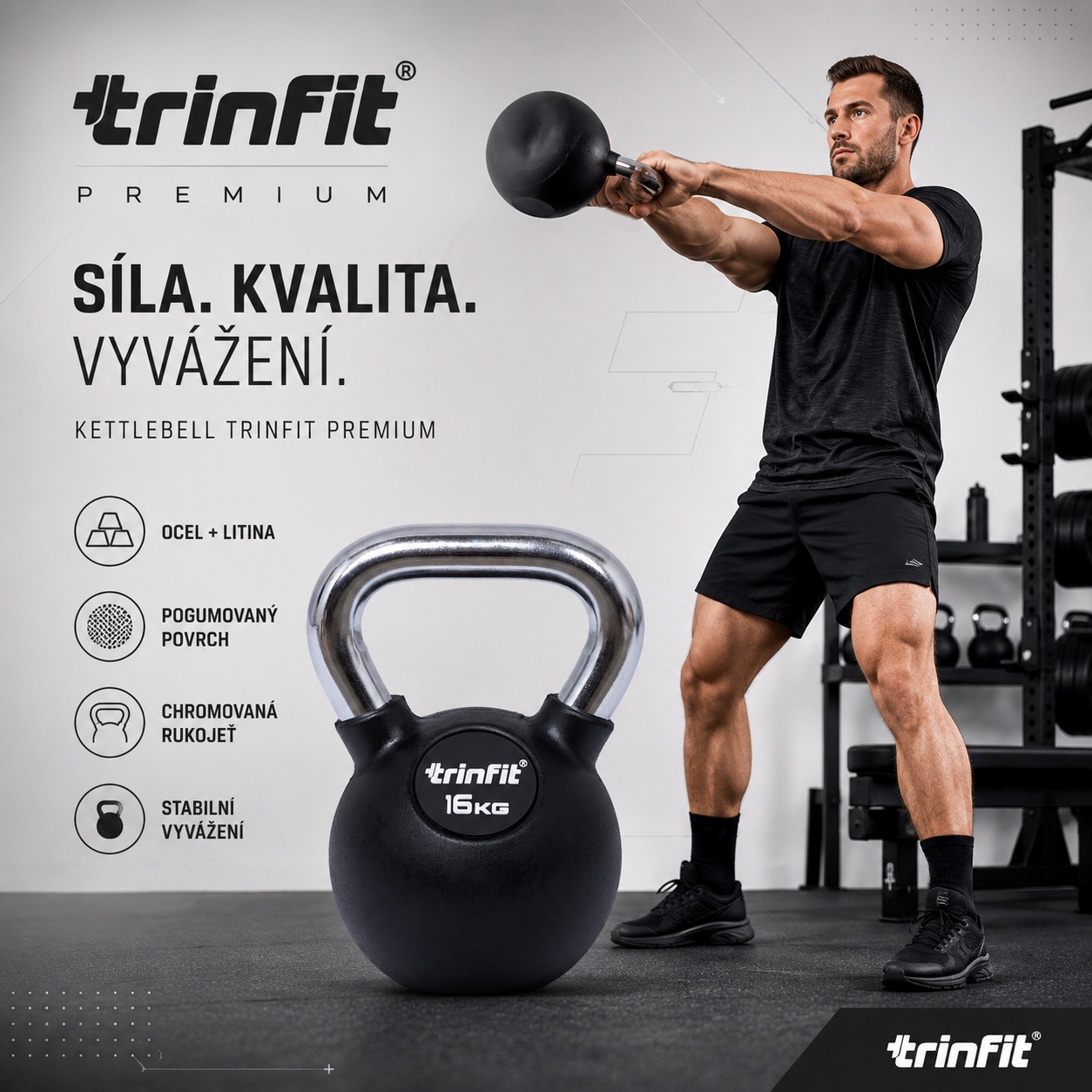 Kettlebell TRINFIT PREMIUM model