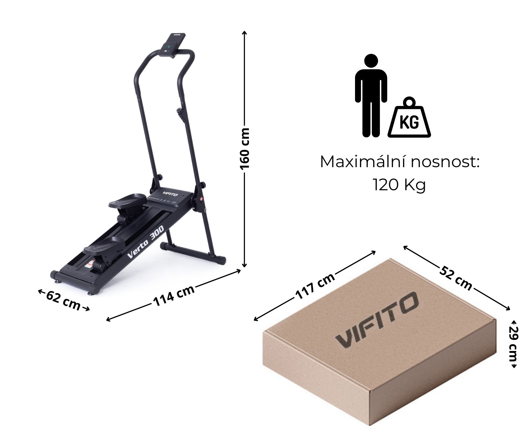 Nekonečné schody VIFITO Verto 300 parametry