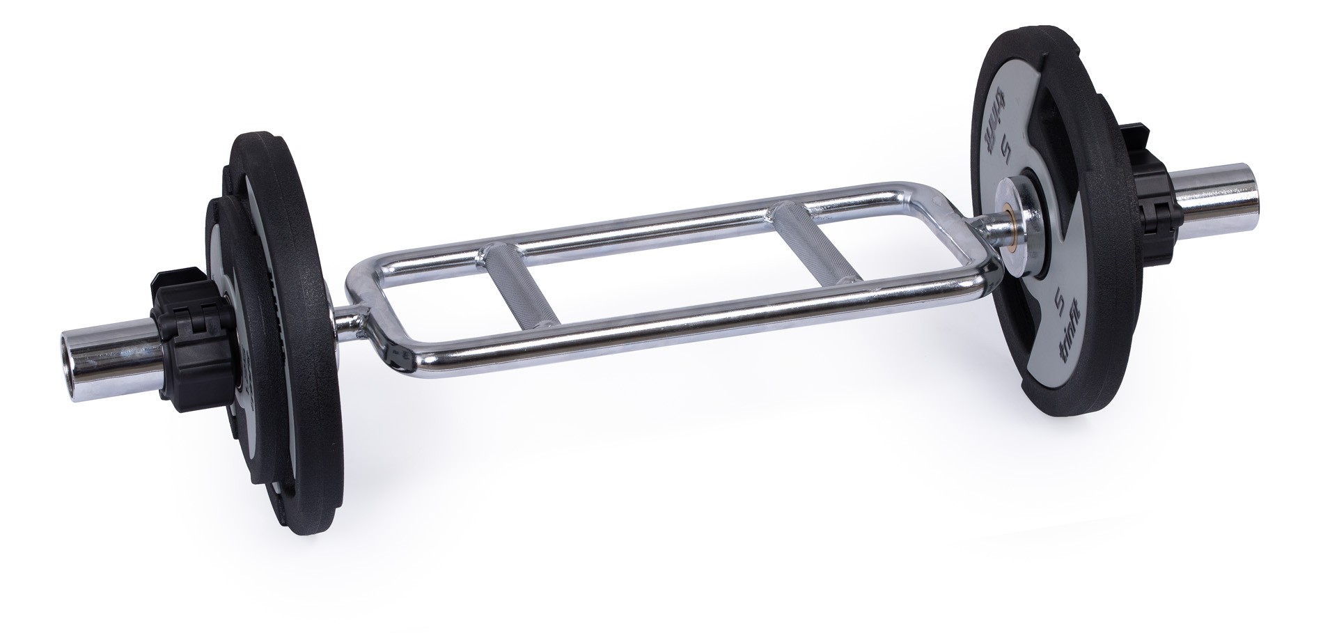 Olympijská osa TRINFIT 860 mm Triceps naložená z úhlu