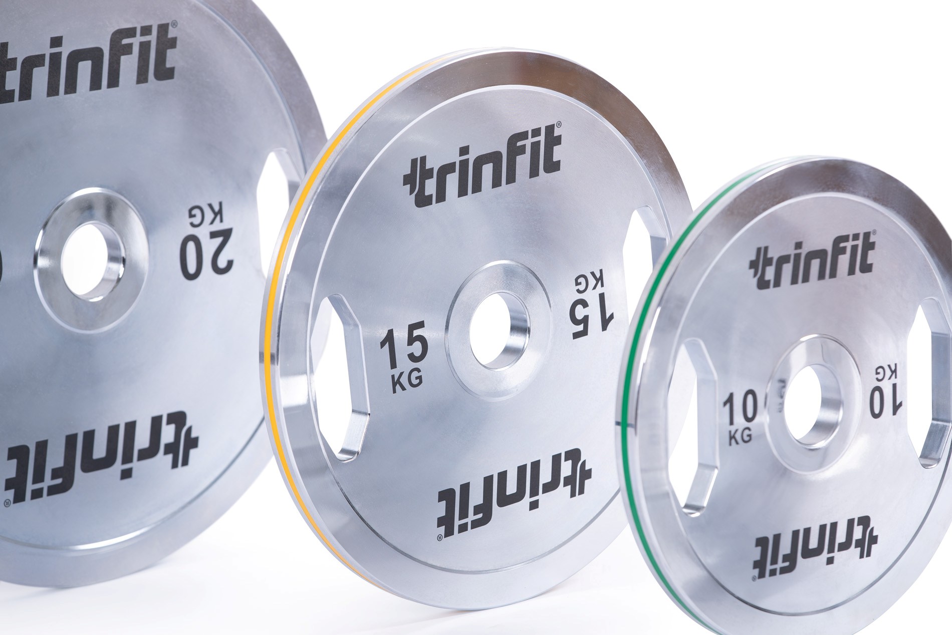 Olympijský kotouč TRINFIT ocelový PREMIUM varianty detail