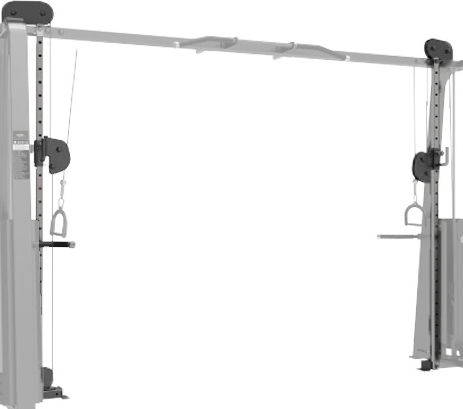 PRIMAL Commercial Protisměrná kladka 2 x 100 kg kladky