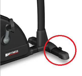 BH FITNESS INERTIA H720R přepravní kolečka
