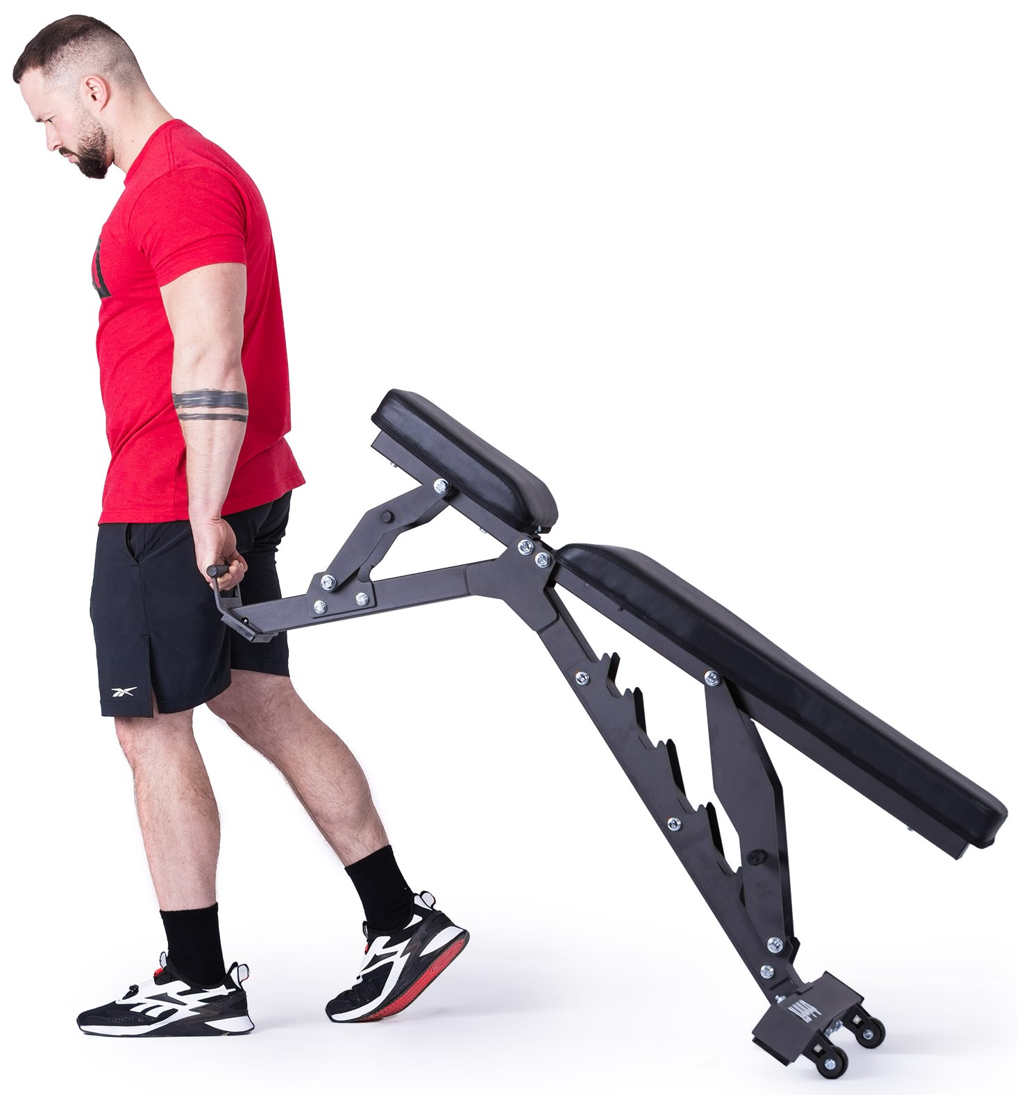 TRINFIT Bench L8 Pro transportní kolečka