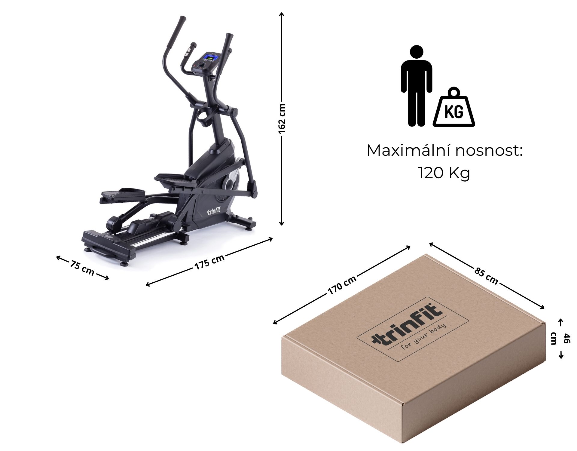 TRINFIT C550i rozměry