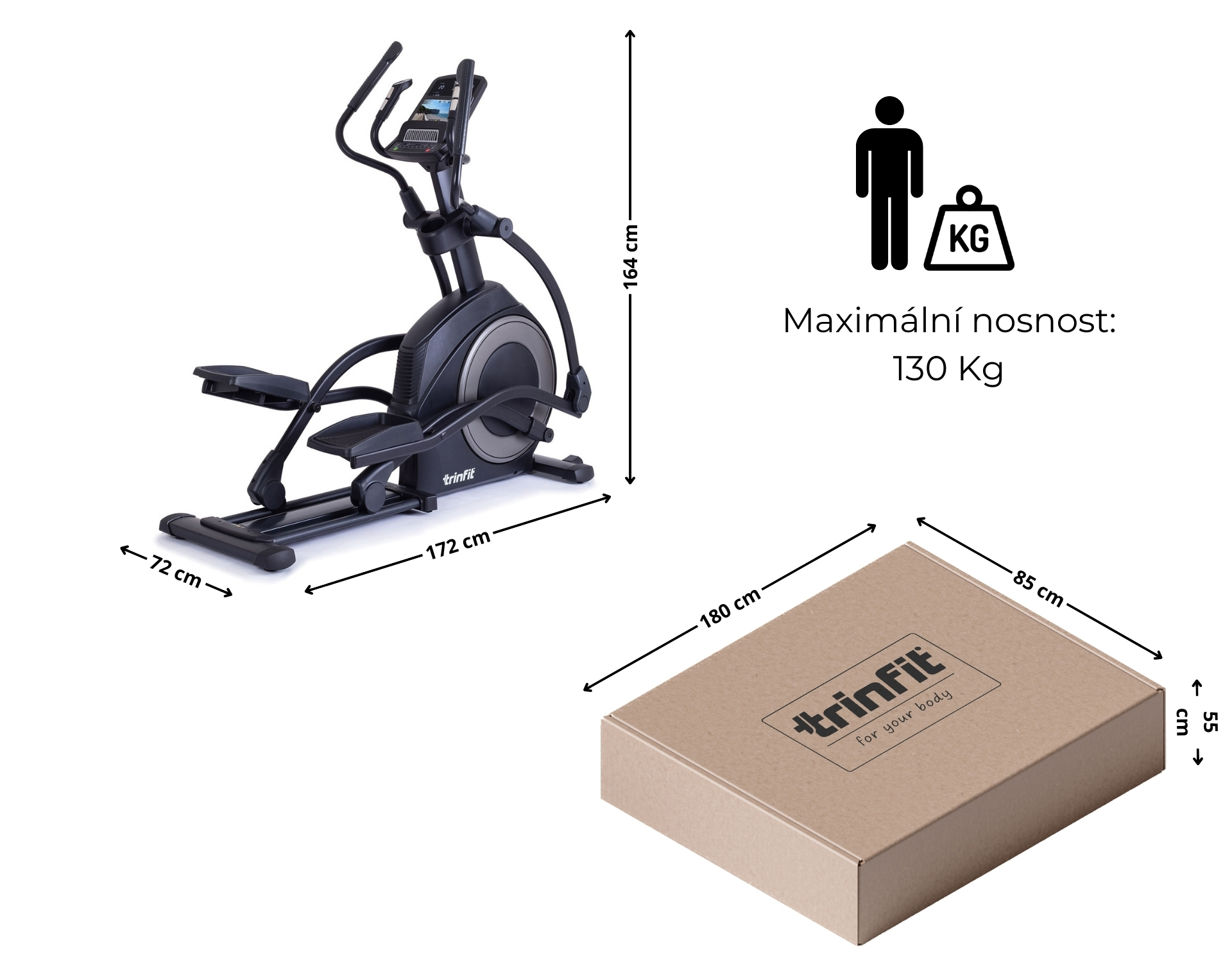 TRINFIT C650i rozměry