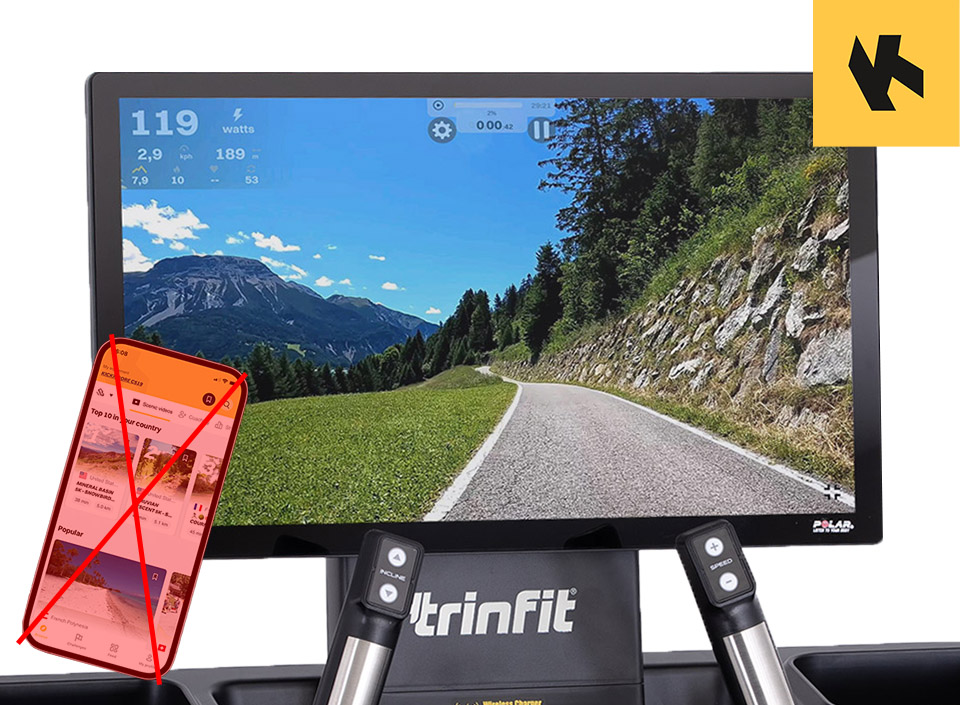 TRINFIT Gara T900 24 SmartMedia kinomap