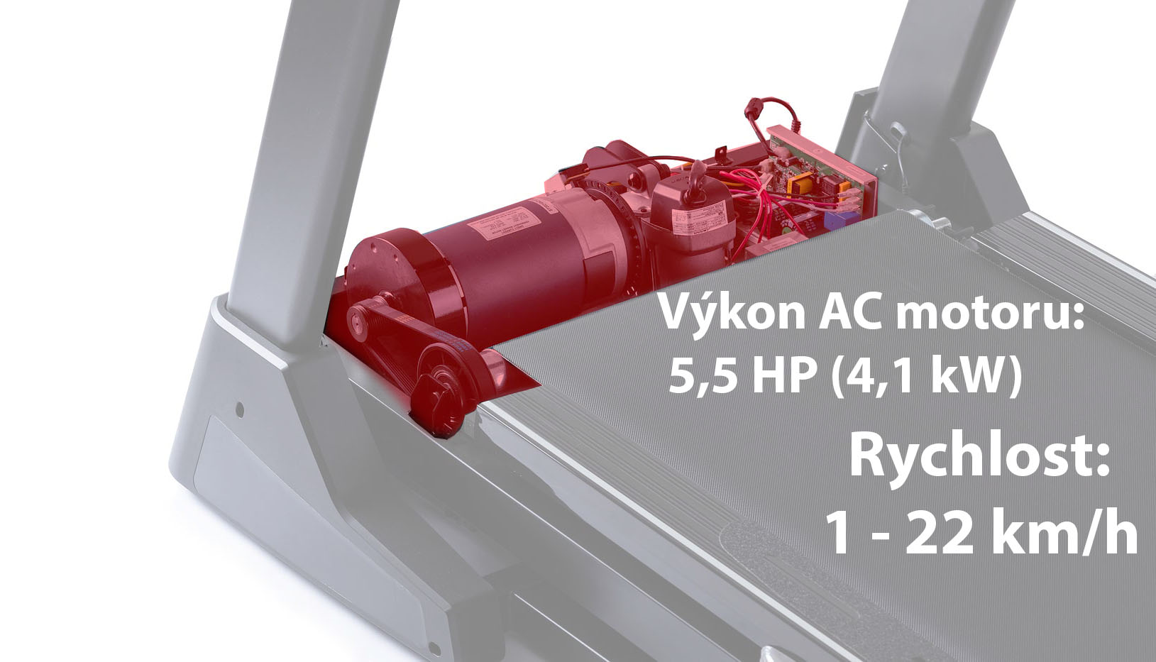 Trinfit gara výkon motoru a rychlost