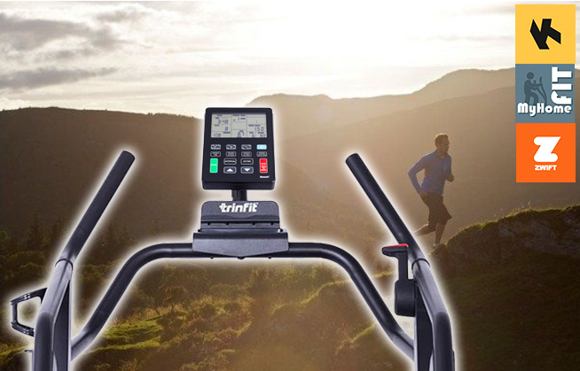 TRINFIT HIIT Runner Pro aplikace displej