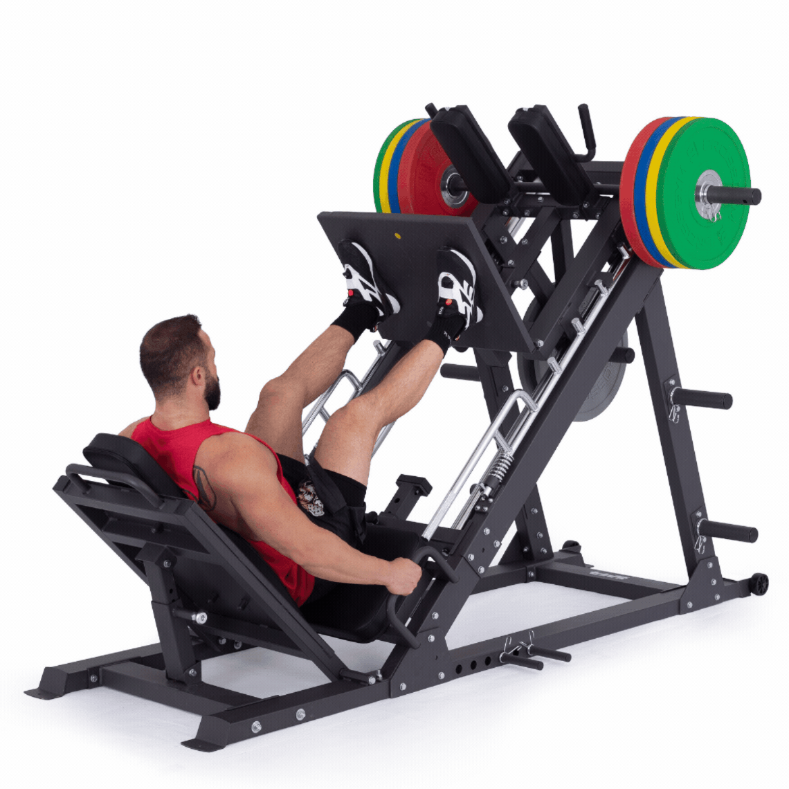 TRINFIT Leg press + Hack squat D7 Pro cviky