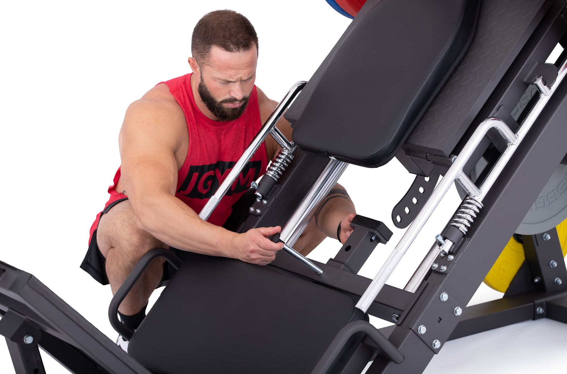 TRINFIT Leg press + Hack squat D7 Pro doraz